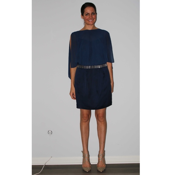 Laundry By Shelli Segal Dresses & Skirts - Navy Laundry Cocktail Dress Laundry By Shelli Segal Dresses & Skirts - Navy Laundry Cocktail Dress